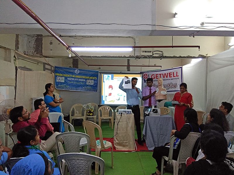 ISA NCB conducted CPR workshop at GETWELL hospital