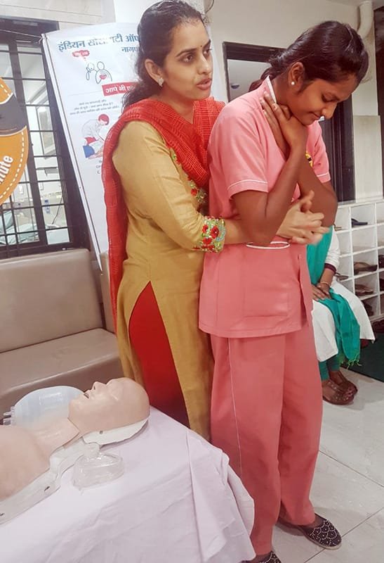 BLS activity at Mandhaniya Cancer Hospital, Nagpur