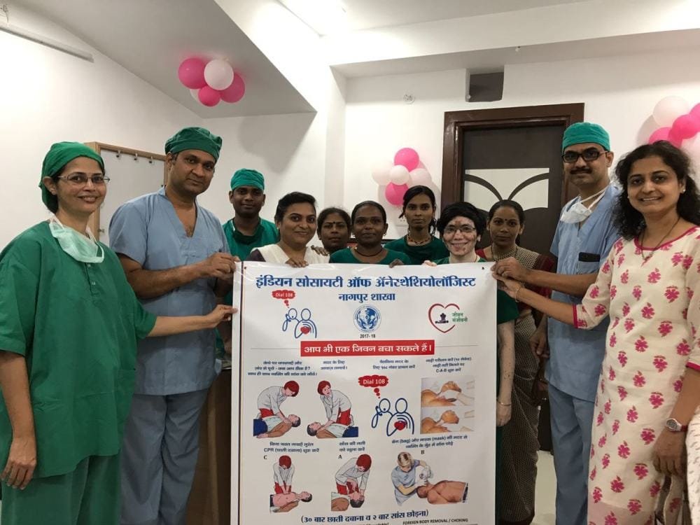 BLS activity by ISA NCB at Children Hospital