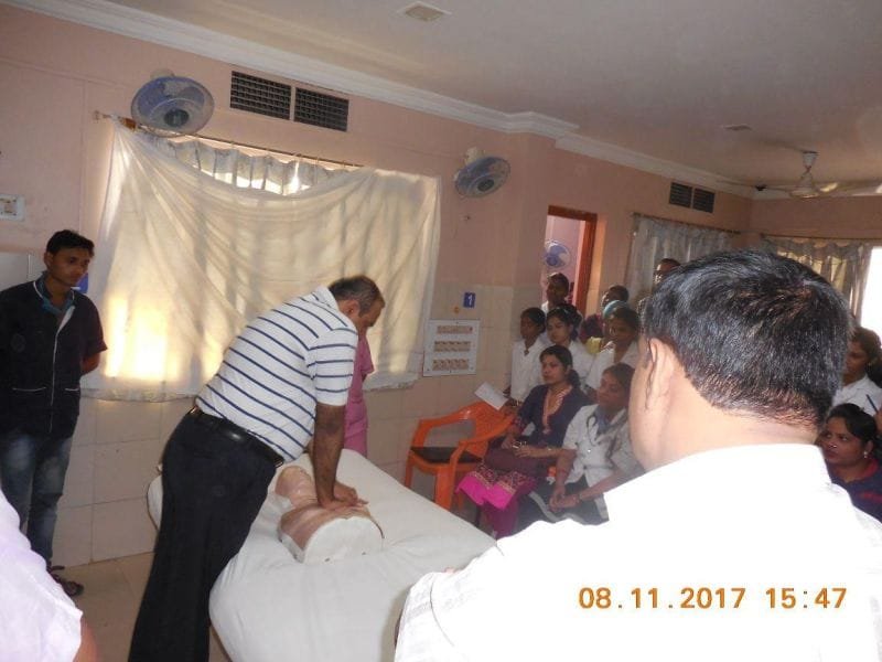 ISA NCB conducts CPR workshop at Critical Care Hospital, Central Avenue