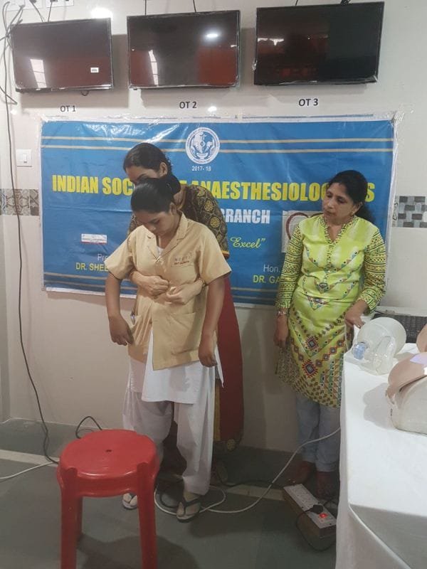 ISA NCB conducted CPCR activity at NEETI CLINICS