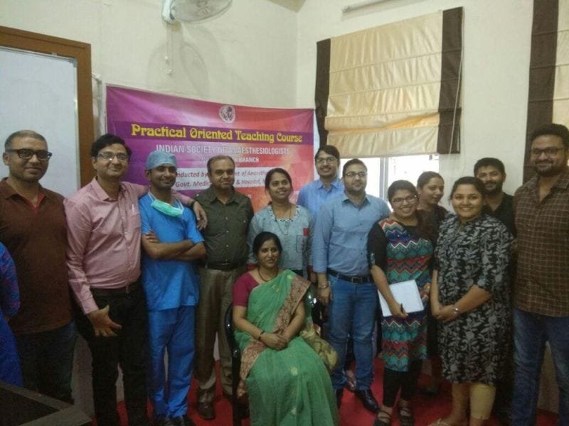 ISA NCB conducted POTC programme for the exam-going Anesthesiology PG students of Vidarbha region