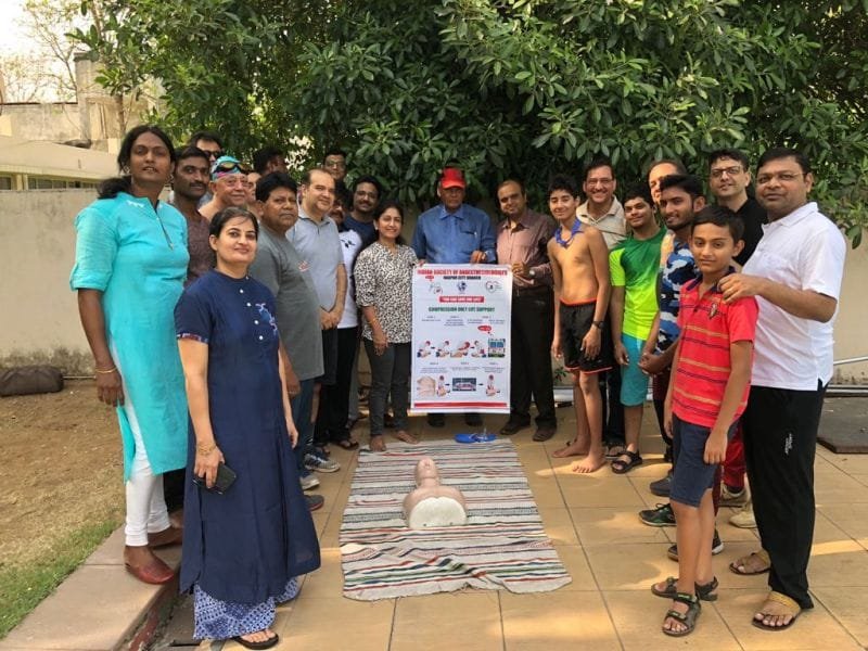 COLS activity at Swimming pool of CP Club, Nagpur