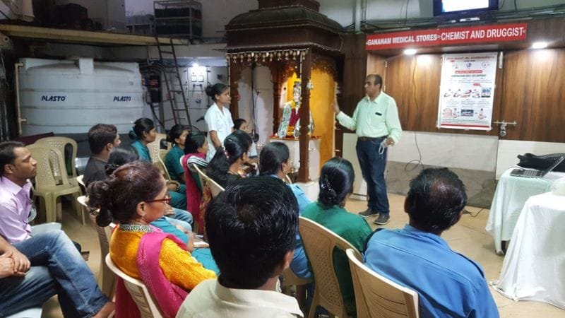 COLS activity at Gananam Hospital, Nagpur