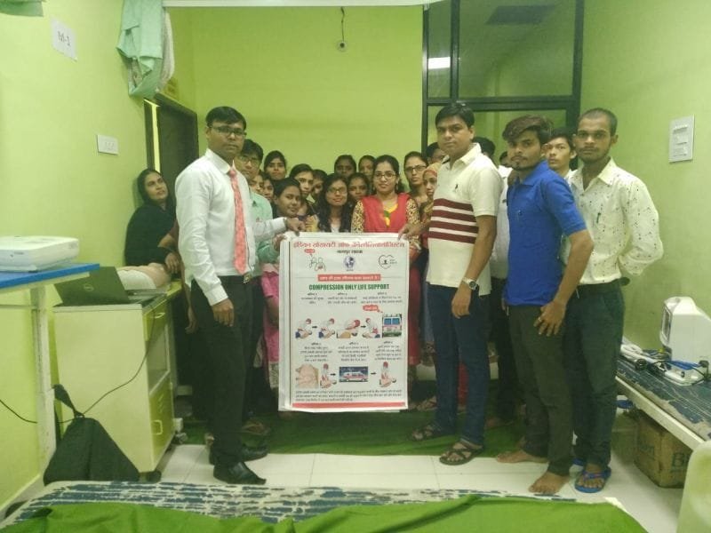 COLS activity at Life line Hospital, Kamptee