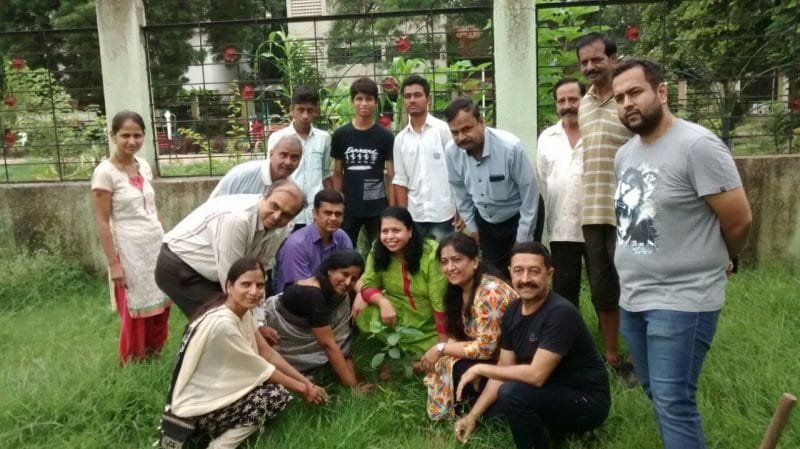 TREE PLANTATION AT RAMNAGAR, NAGPUR