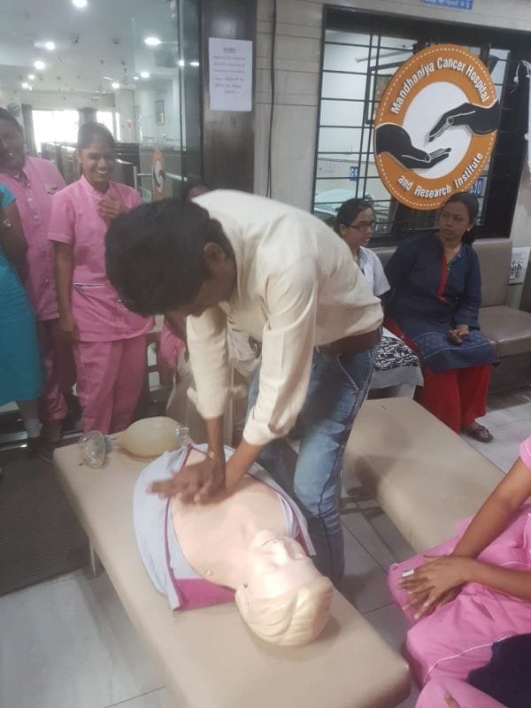 COLS ACTIVITY AT MANDHANIYA CANCER HOSPITAL, NAGPUR