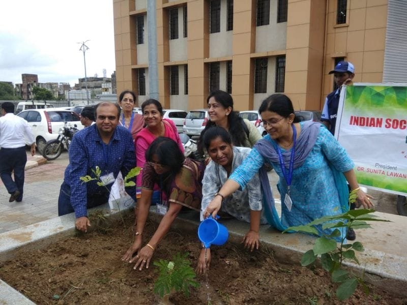TREE PLANTATION AT IGGMC, NAGPUR