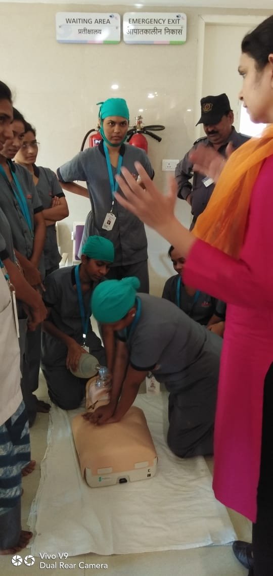 BLS activity at Nelson Hospital, Nagpur