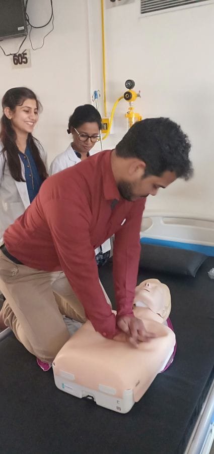 BCLS activity at New Era Multispeciality Hospital, Nagpur