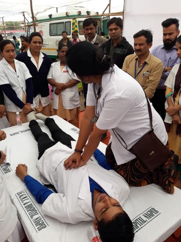 COLS demo at Atal Maha Aarogya Camp, Nagpur