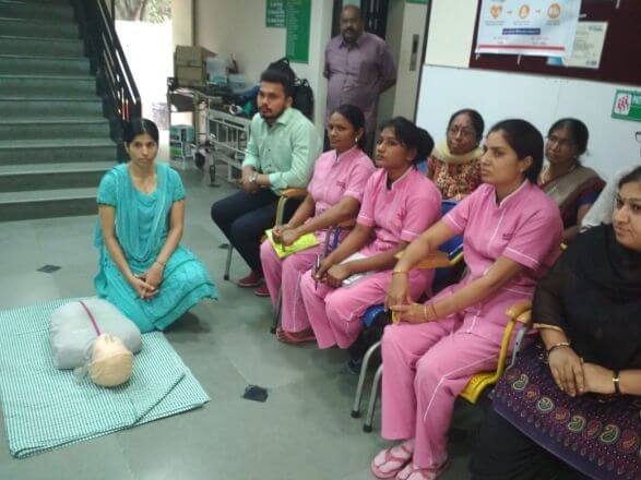 BCLS / COLS activity at Sanjeevani Hospital