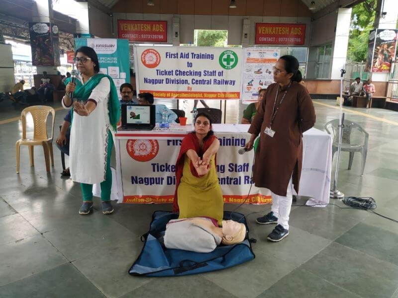 COLS Activity at Railway Station, Nagpur