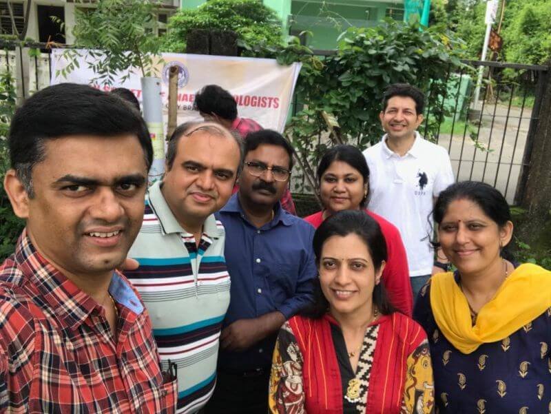 Tree Plantation at Vivekanand nagar Playground & Mandir premises, Nagpur