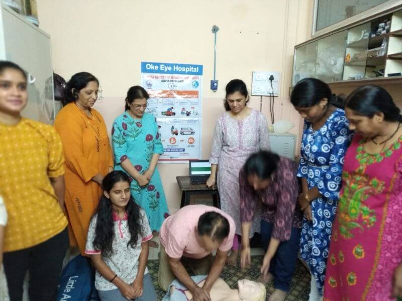 BCLS Activity at Oke Eye Hospital, Nagpur — Gallery Image 3