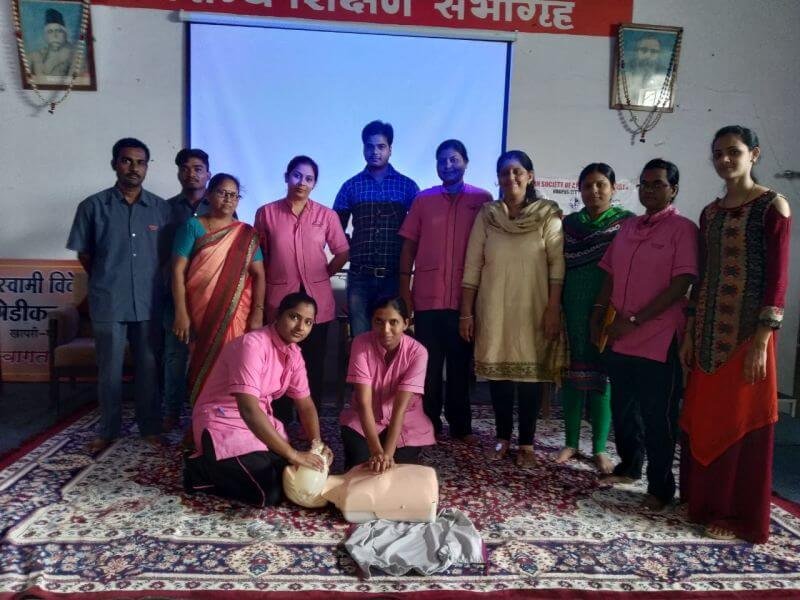 BCLS Activity at Vivekanand Medical Mission Hospital, Khapri, Nagpur
