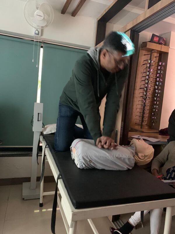 BCLS activity at Orivision Hospital, Manishnagar, Nagpur