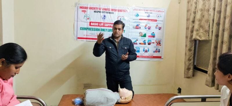 BCLS activity at SparshHospital, Dhantoli, Nagpur — Gallery Image 1
