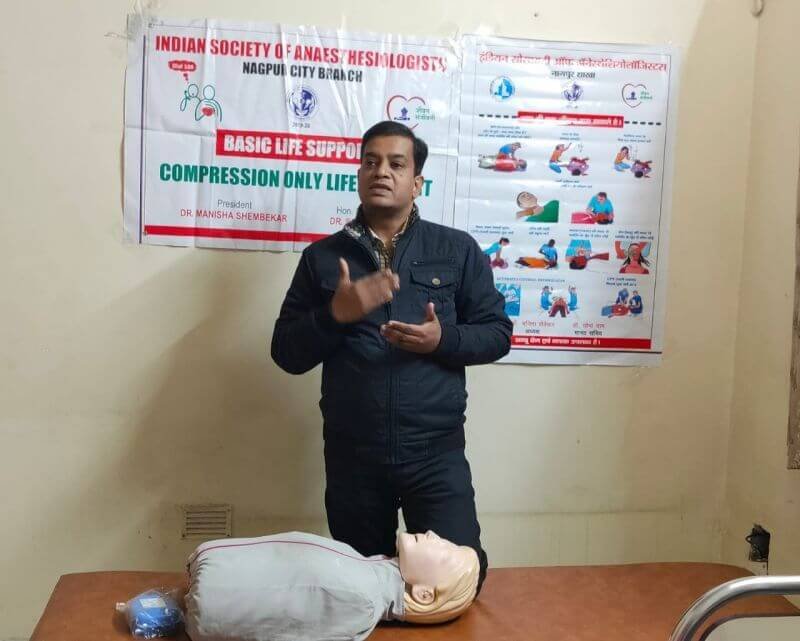BCLS activity at SparshHospital, Dhantoli, Nagpur