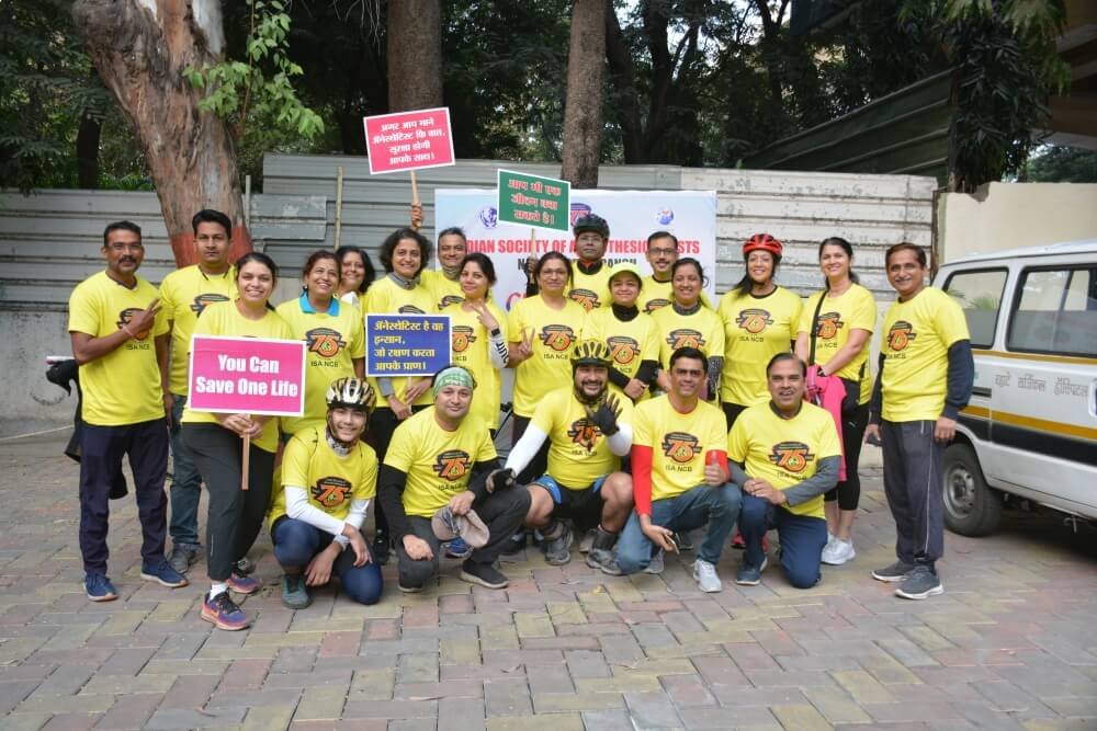 Cyclothon rally and Anaesthesia Awareness — Gallery Image 1