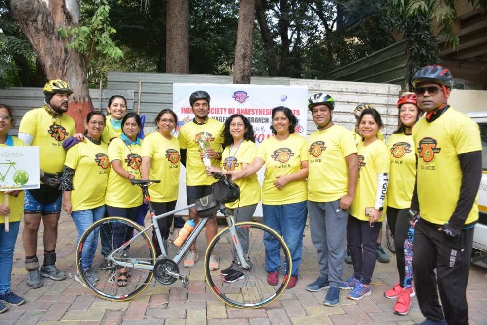 Cyclothon rally and Anaesthesia Awareness