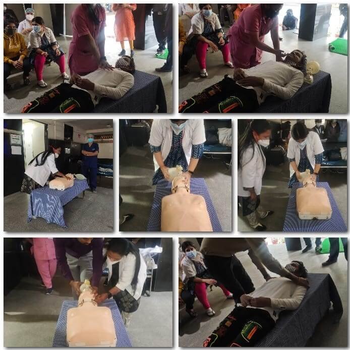 BCLS activity at Sengupta Hospital