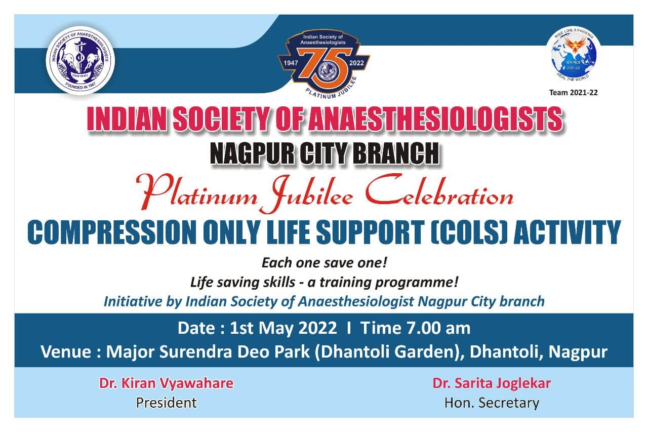 Walkathon and COLS on 1st May Maharashtra Day at Dhantoli Garden, Nagpur