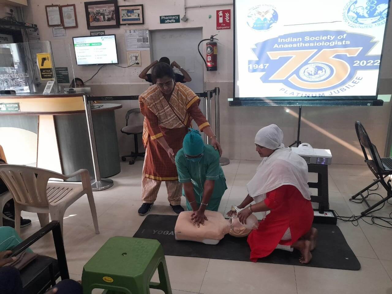BCLS and COLS activity at Shravan Hospital, Nandanwan, Nagpur