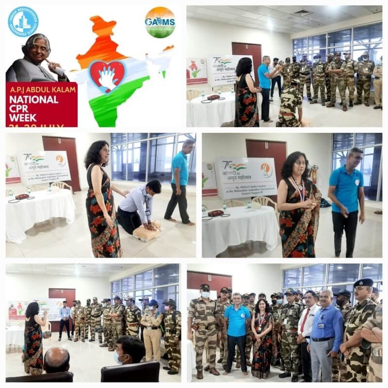 CPR Week – CPR activity on 26 July 2022 at Airport