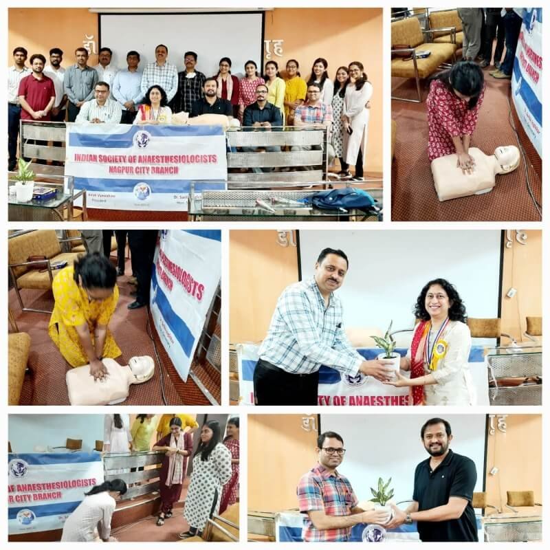 BCLS activity for the Psychiatric Society of Nagpur