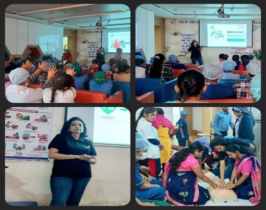 BLS activity at New Health City hospital, Nagpur