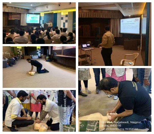 BLS activity at SDKS Dental college & Hospital