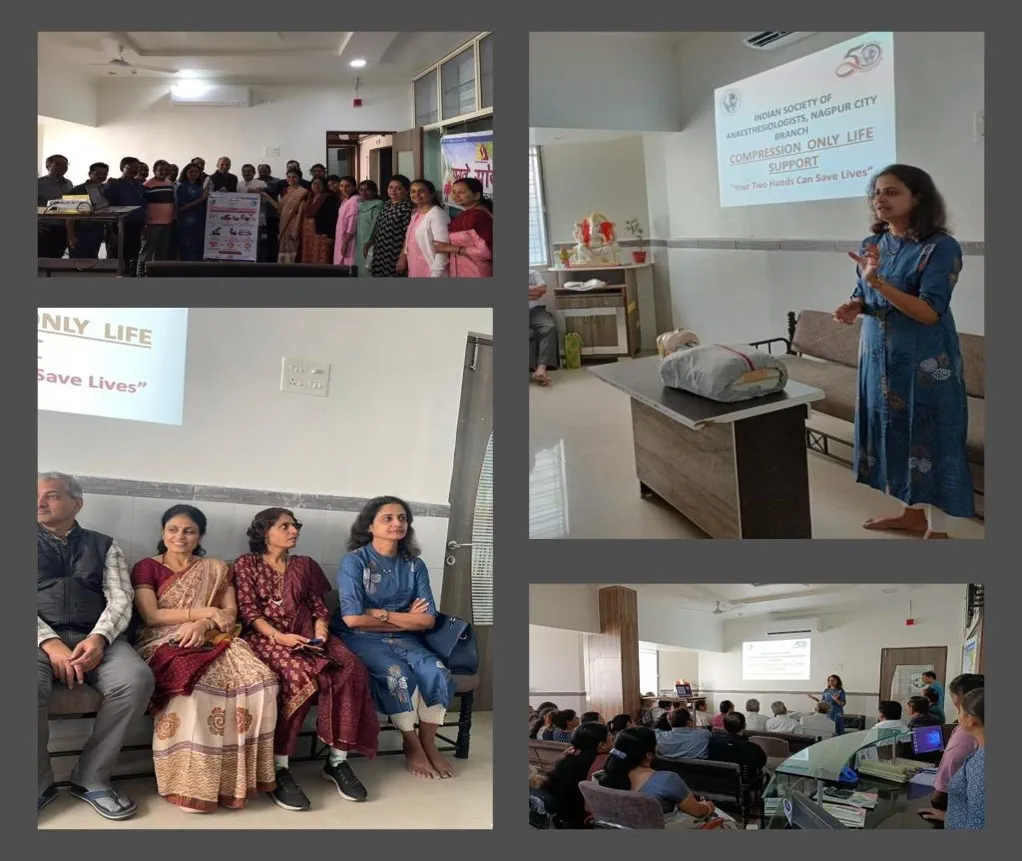 BLS activity at Gandhi Hospital