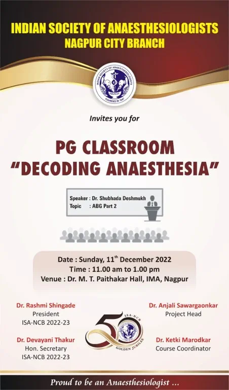 DECODING ANAESTHESIA Dec 2022 — Gallery Image 2