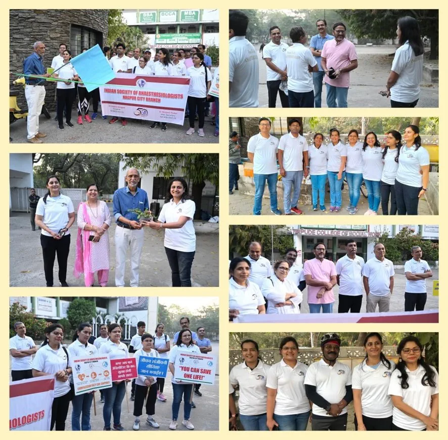 WALKATHON FOR PUBLIC AWARENESS ANAESTHESIA