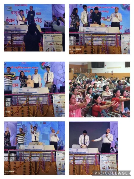 COLS Awareness Program at Air Force Day and EAWWAN Annual Day by ISA Nagpur City Branch